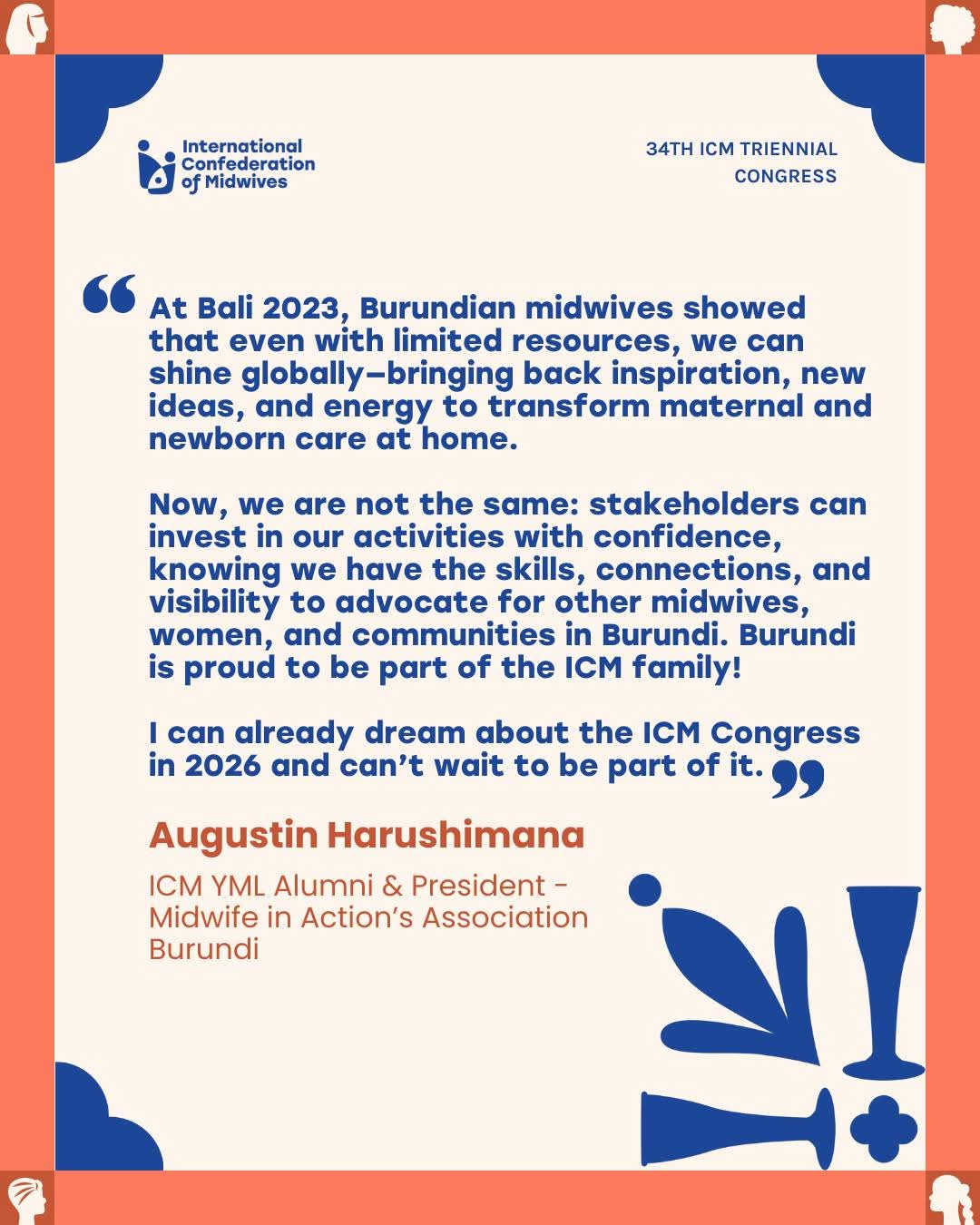 Get midwives Parfait and Augustin to the ICM conference!